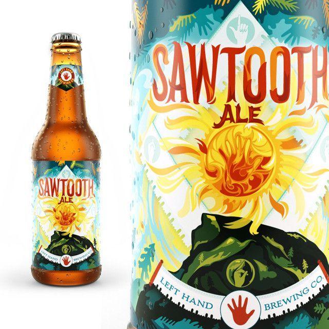 Sawtooth Beer Logo - Sawtooth Ale | Breweriana | Pinterest