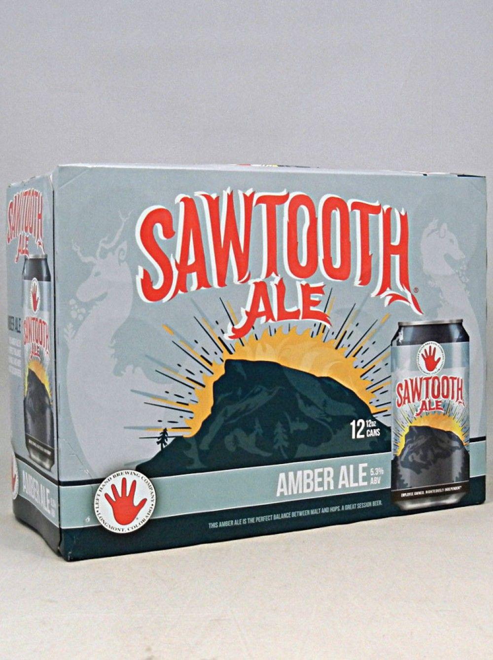 Sawtooth Beer Logo - LEFT HAND SAWTOOTH ALE CANS EXTRA SPECIAL/STRONG BITTER (ESB)