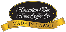Kona Coffee Logo - Hawaiian Isles Kona Coffee Co. - Taste The Kona Difference