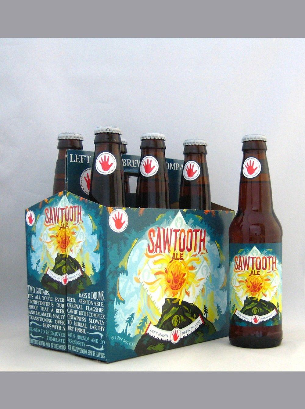 Sawtooth Beer Logo - LEFT HAND SAWTOOTH ALE EXTRA SPECIAL/STRONG BITTER (ESB)