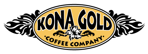 Kona Coffee Logo - Kona Gold Coffee Menu Gold and The Kirk Coffee House Roastery
