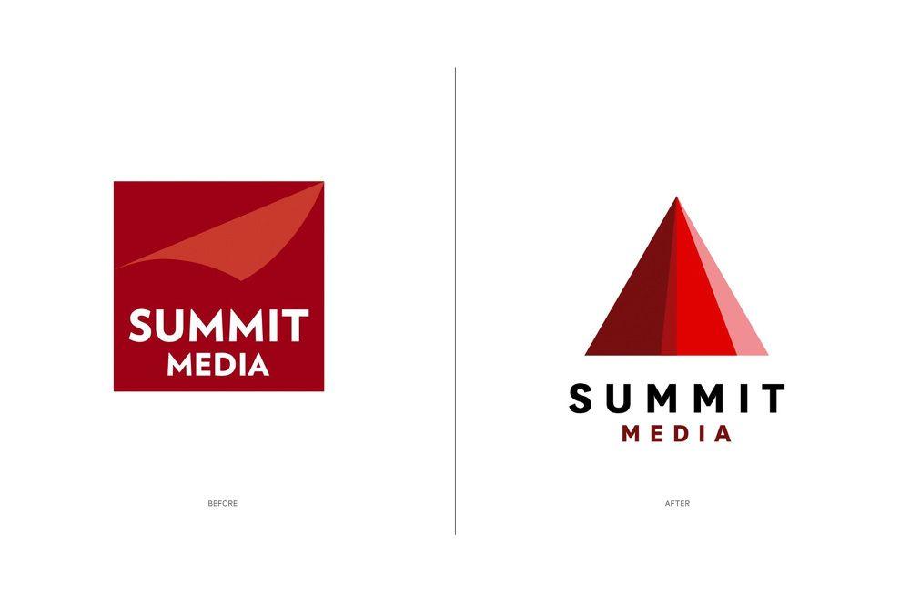 Red Media Logo - Summit Media - Plus63 Design Co.