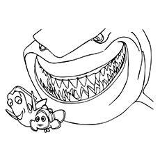 Finding Nemo Black and White Logo - 40 Finding Nemo Coloring Pages - Free Printables