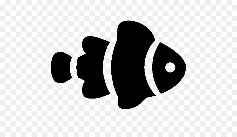 Finding Nemo Black and White Logo - Computer Icon Clownfish and white fish png download