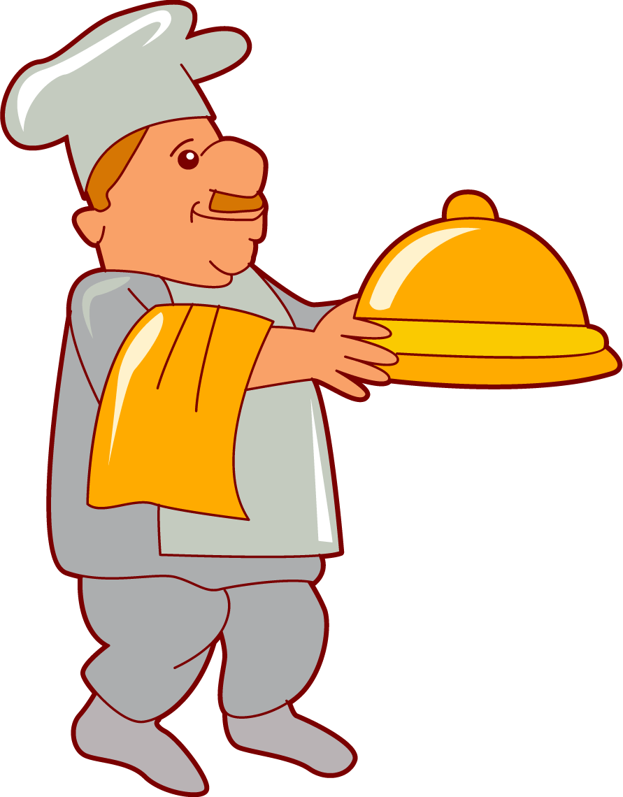 Food Server Logo - Download Chef Clip Art ~ Free Clipart of Chefs, Cooks & Cooking ...