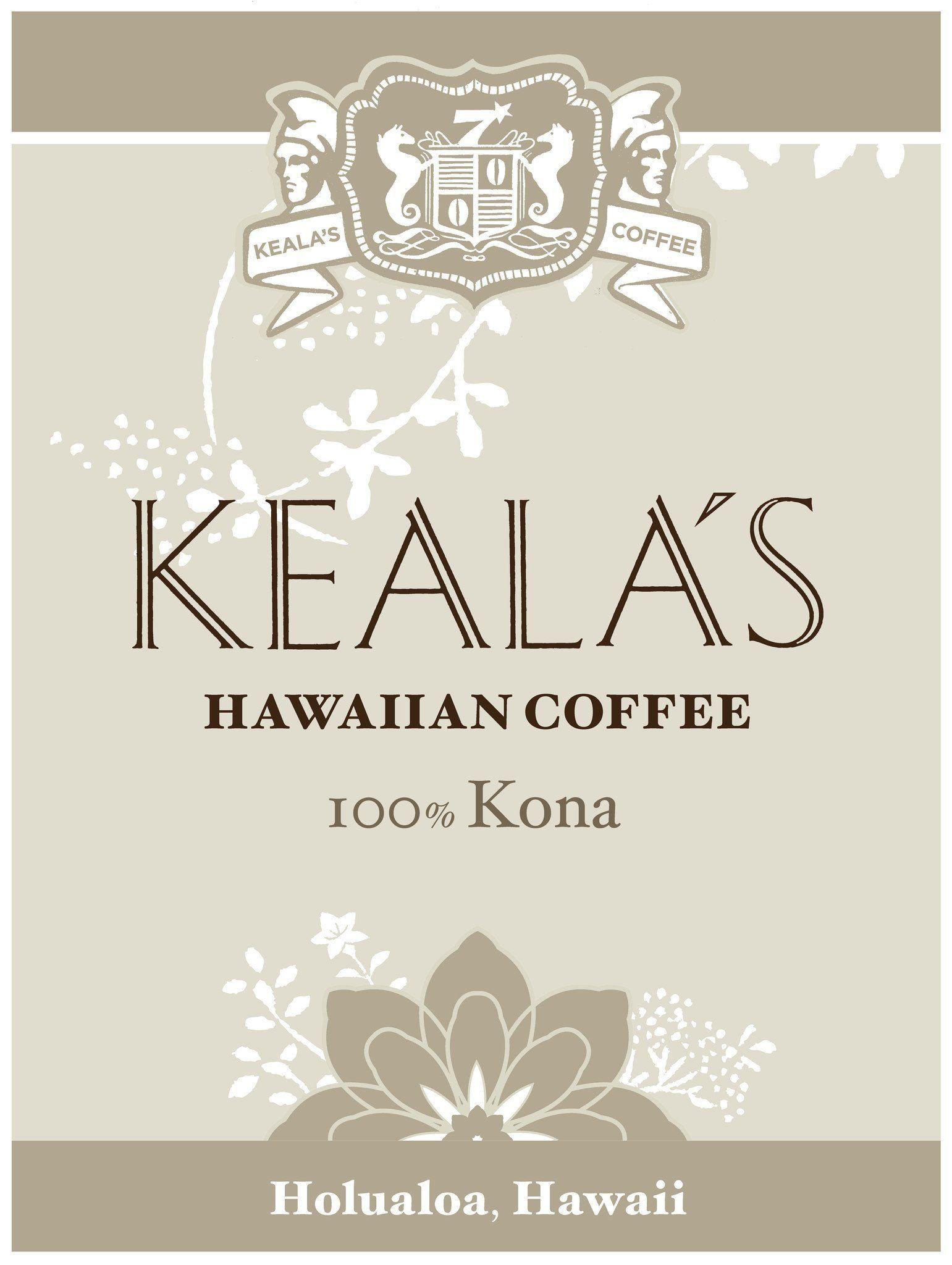 Kona Coffee Logo - 100% Kona Coffee roasted to order