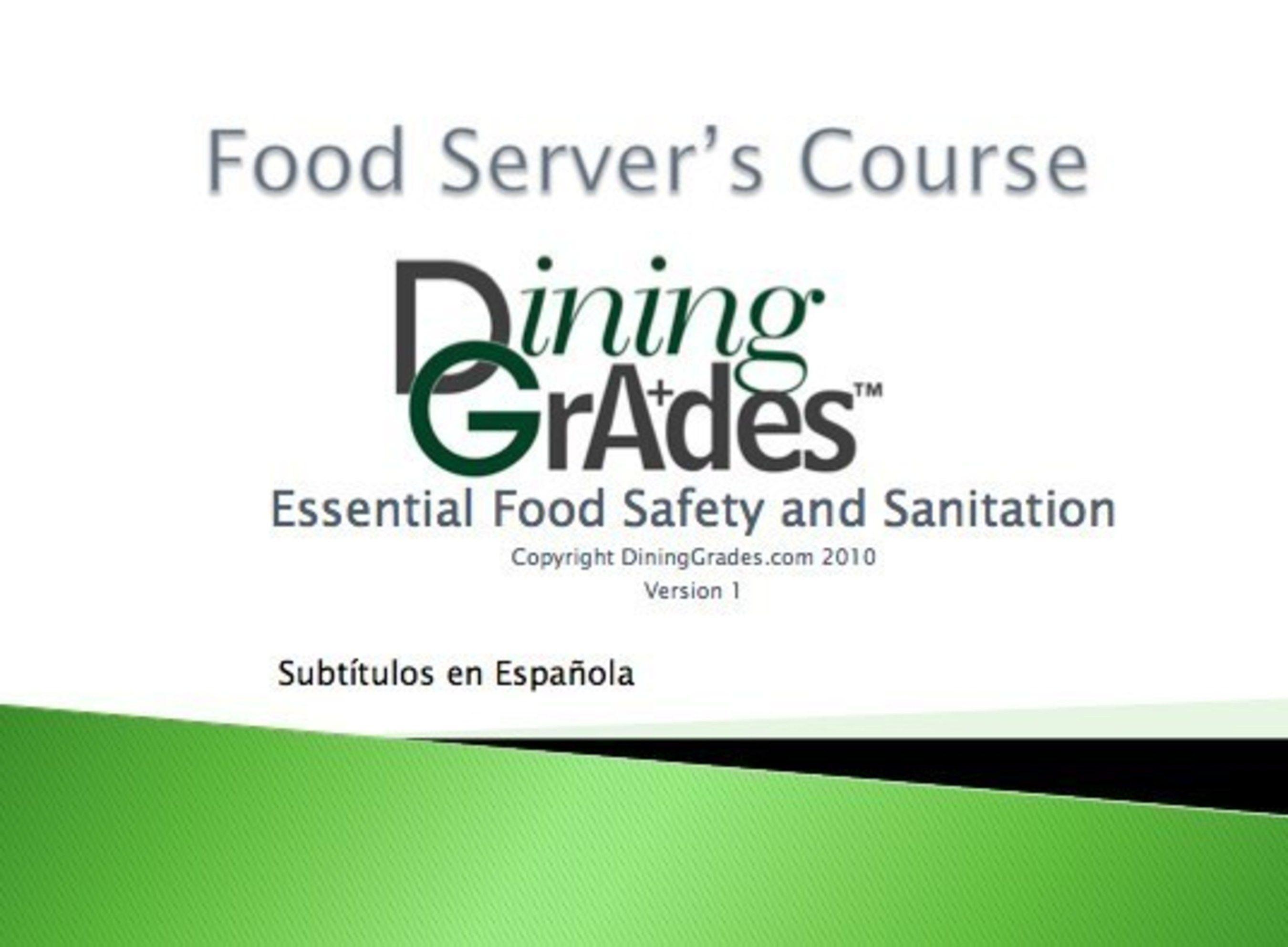Food Server Logo - DiningGrades Offers Free Food Safety Courses to Reduce Dirty Dining