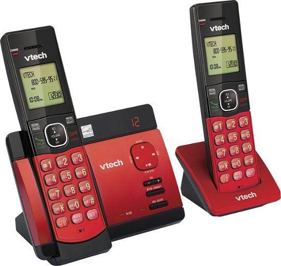 Red VTech Logo - VTech CS5129-26 DECT 6.0 Expandable Cordless Phone System with ...