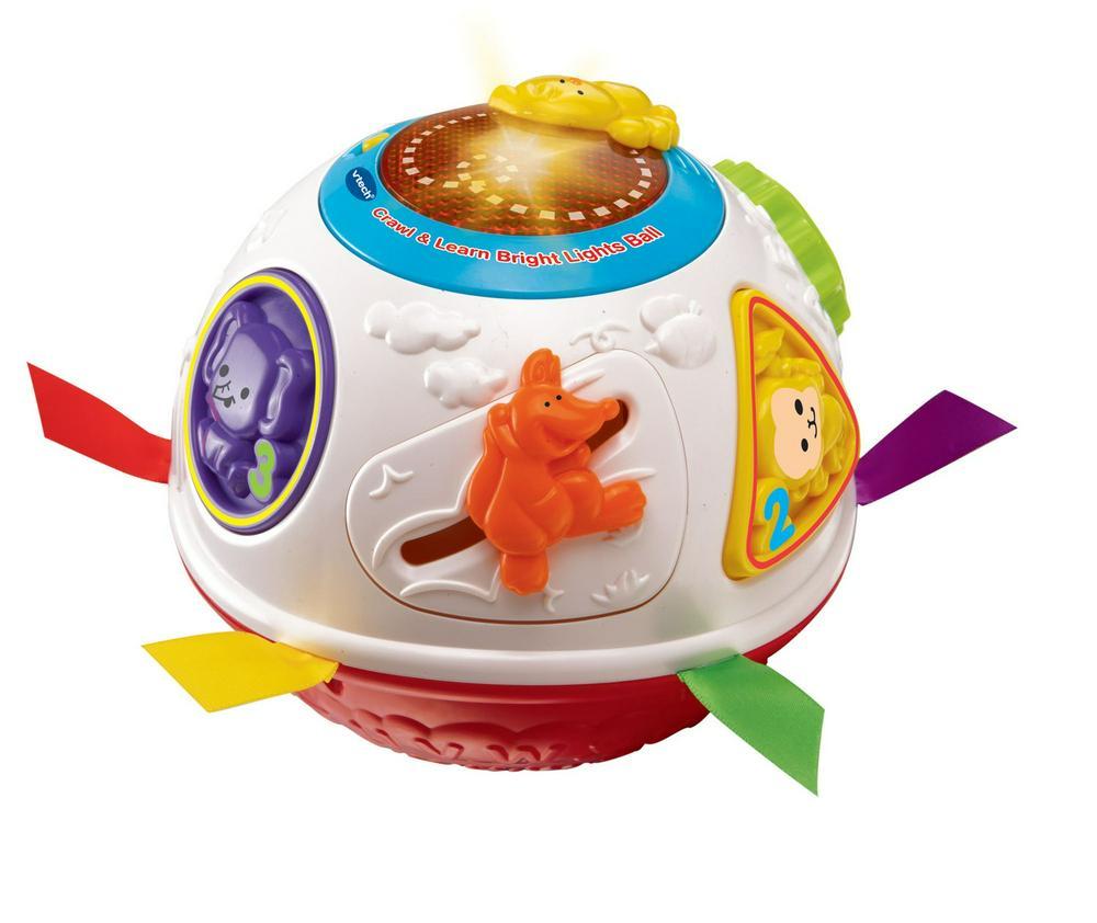 Red VTech Logo - VTech Crawl & Learn Bright Lights Ball (Yellow Red). Buy Online At