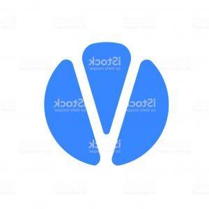 Blue V Company Logo - Letter V Logo Abstract Elements Concept Company Logos Collection Set ...