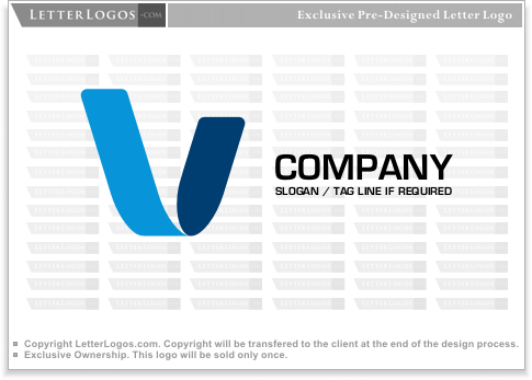 Blue V Company Logo - 43 Letter V Logos