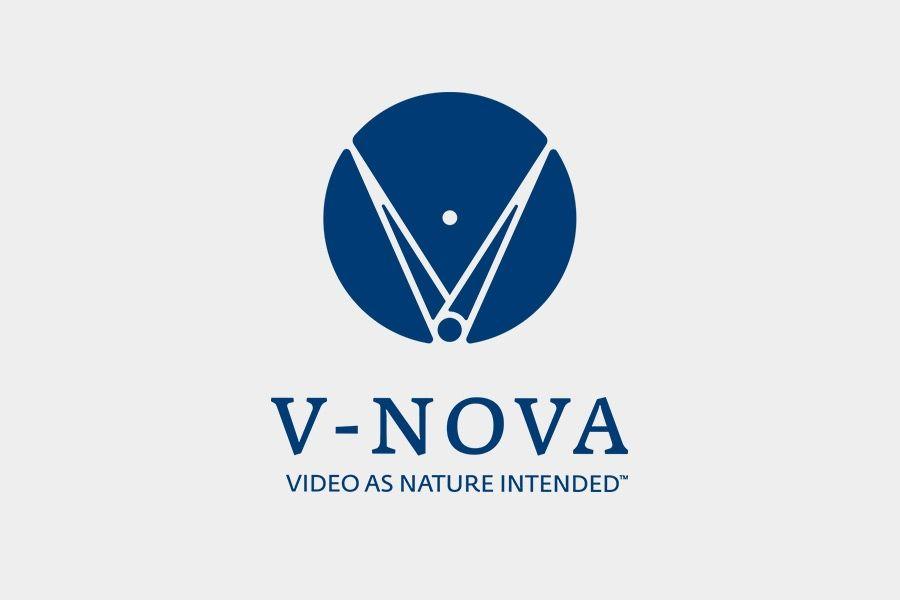 Blue V Company Logo - V Nova