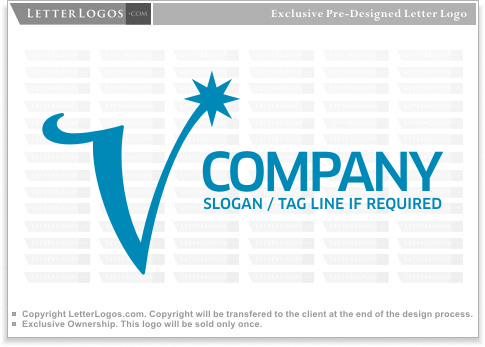Blue V Company Logo - 43 Letter V Logos