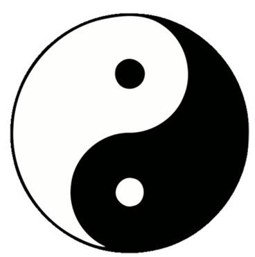 Black and White Chinese Logo - Chinese Medicine Theory - Yin Yang