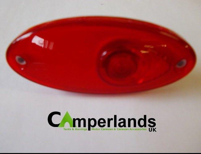 Red Oval Automotive Logo - Hella Red Oval Flush Fit Marker Light