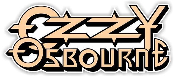 Ozzy Osbourne Logo - Ozzy Osbourne 5 Vinyl Sticker Decal logo full color | Etsy