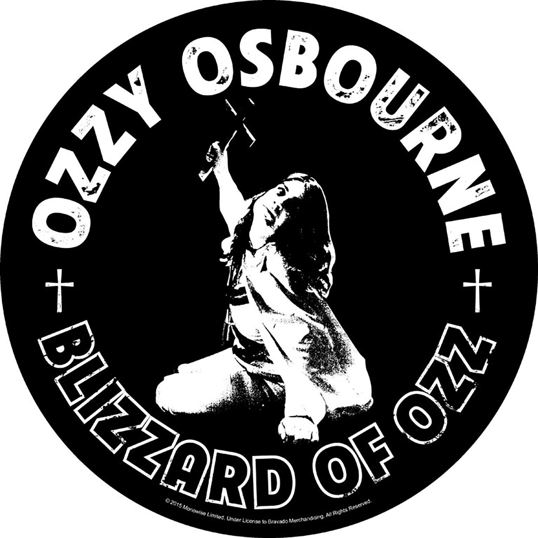Ozzy Osbourne Logo - Ozzy Osbourne 'Blizzard Of Ozz' Backpatch Metal Online