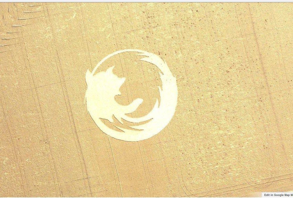 Google Maps Firefox Logo - Firefox Logo – Weird Google Earth