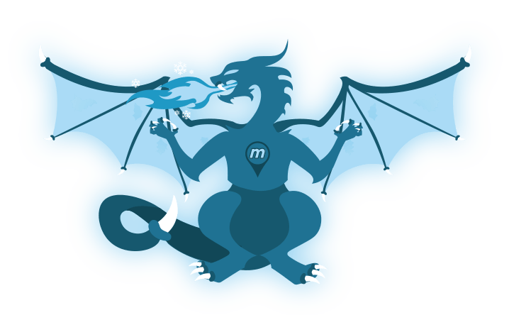 Ice Dragon Logo - Munzee – Scavenger Hunt » Chill out with the Ice Dragon!