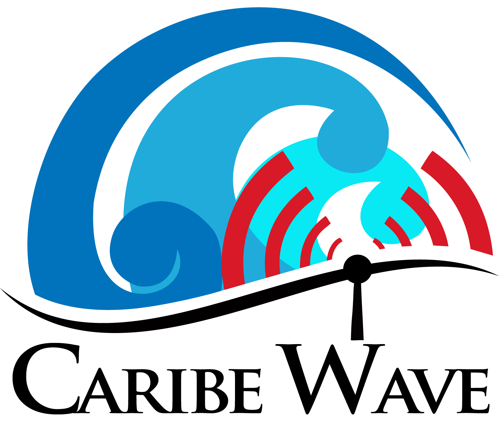 Tsunami Wave Logo - TsunamiZone.org - Get Ready, Caribbean!