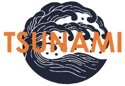 Tsunami Wave Logo - Tsunami Wave & Hair