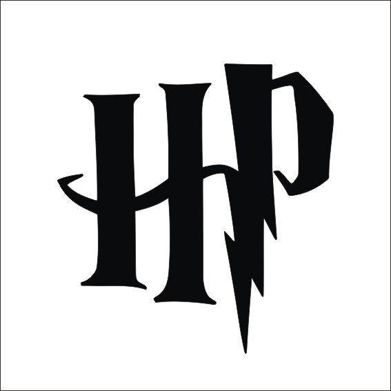 Printable Harry Potter HP Logo - HP - Harry Potter Initials - svg - ai - dxf - cdr - pat - jpeg - png ...