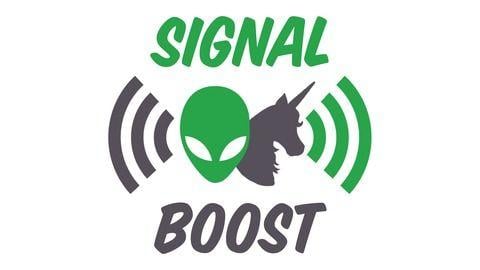 Boost C Logo - Signal Boost. Listen via Stitcher Radio On Demand