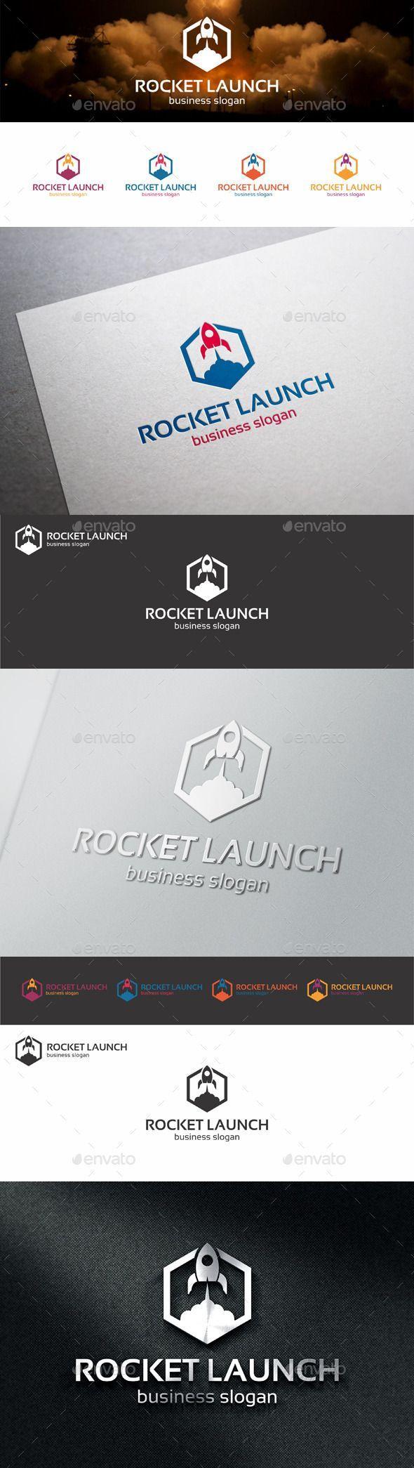 Boost C Logo - Hexa Rocket Launch Web Logo ¨C Rocket Boost. Creative and unique ...
