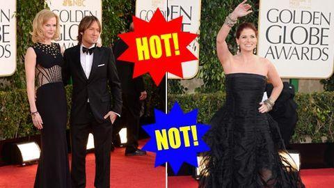 2013 Golden Globe Logo - Slideshow: 2013 Golden Globes red carpet - Hot or not? - 9Celebrity