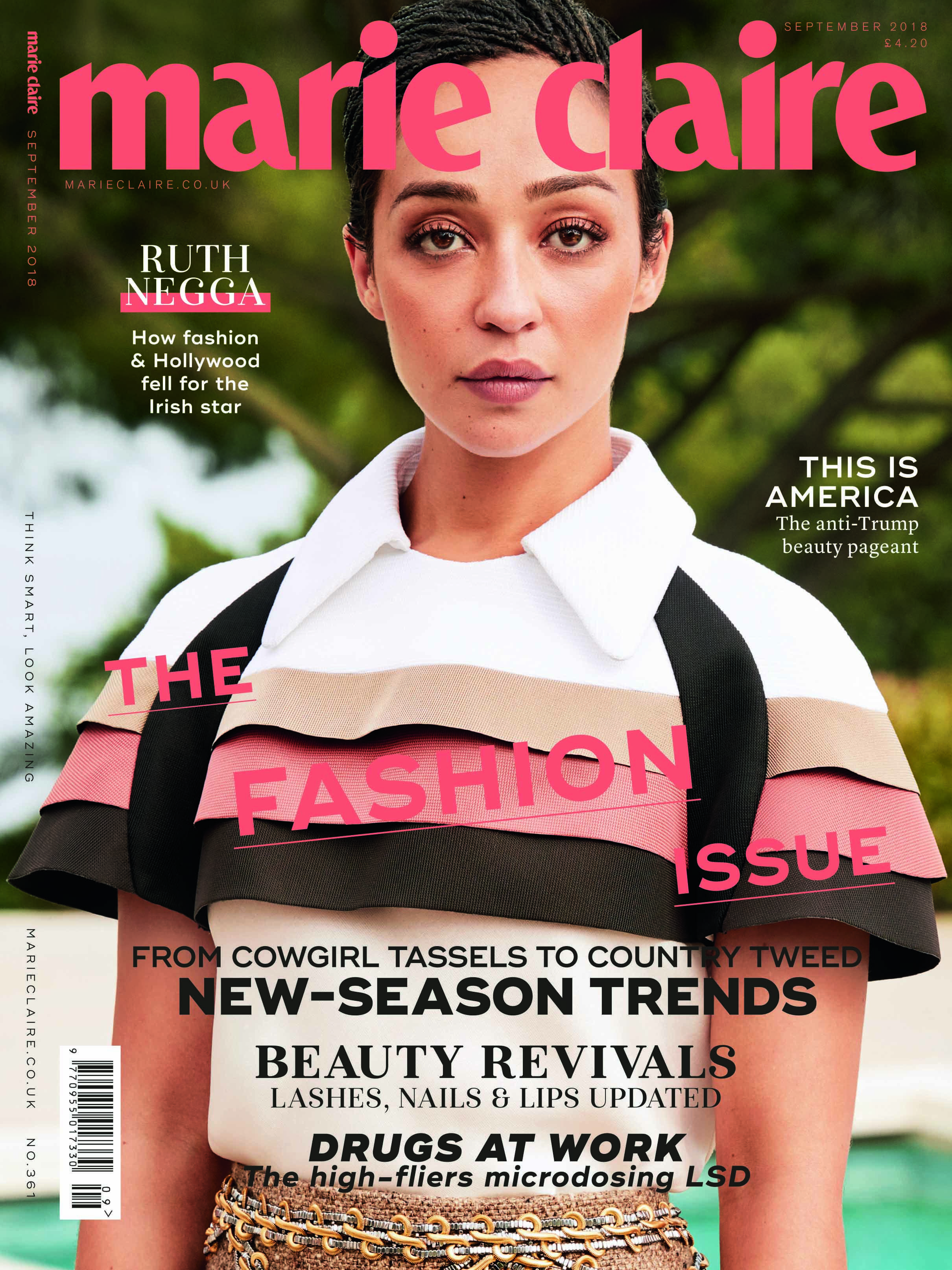 Marie Claire Company Logo - Ruth Negga Talks Diversity, Hamlet And Her Split From Dominic Cooper