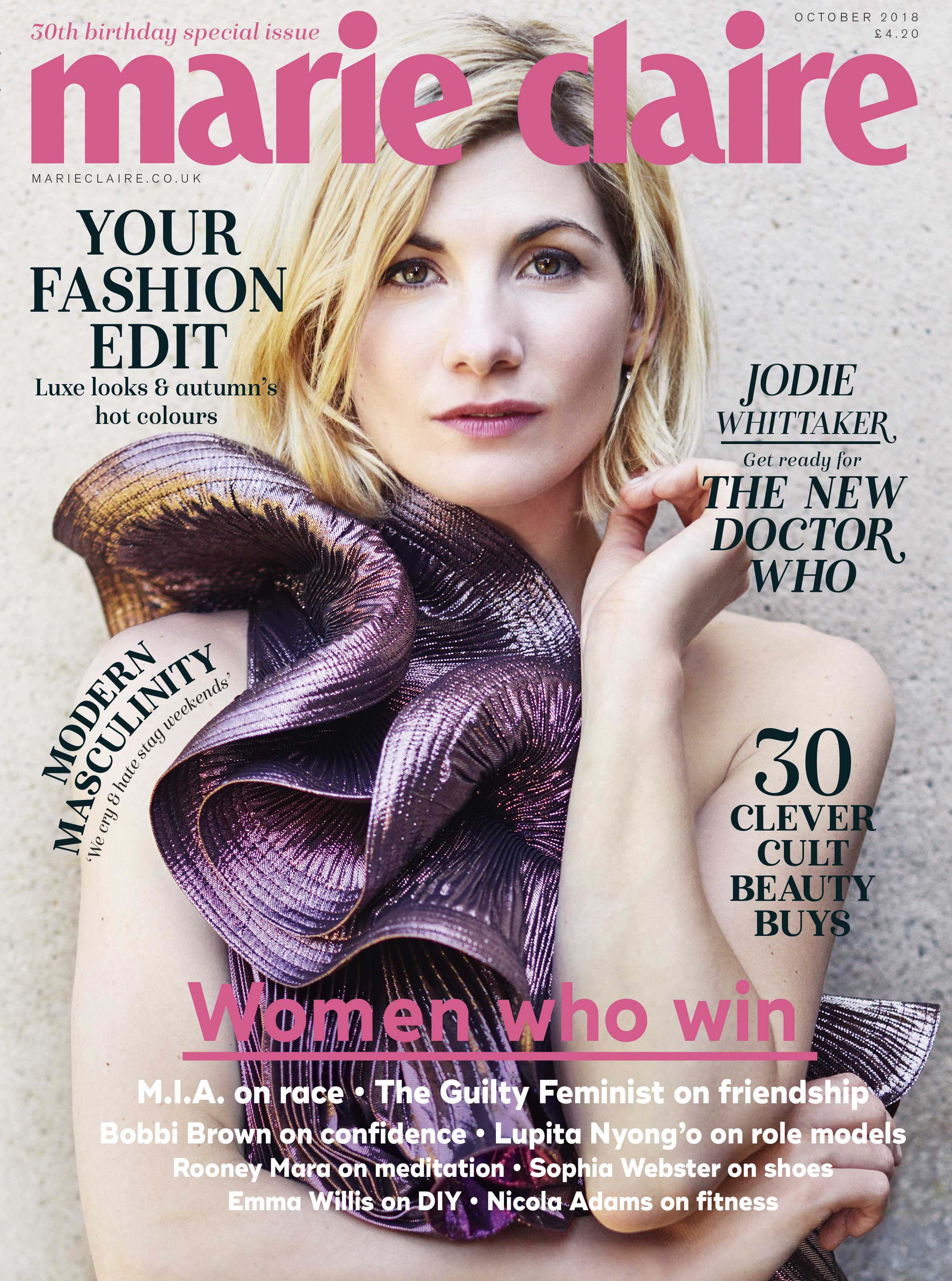 Marie Claire Company Logo - Jodie Whittaker Talks Doctor Who And Doing Things Her Way