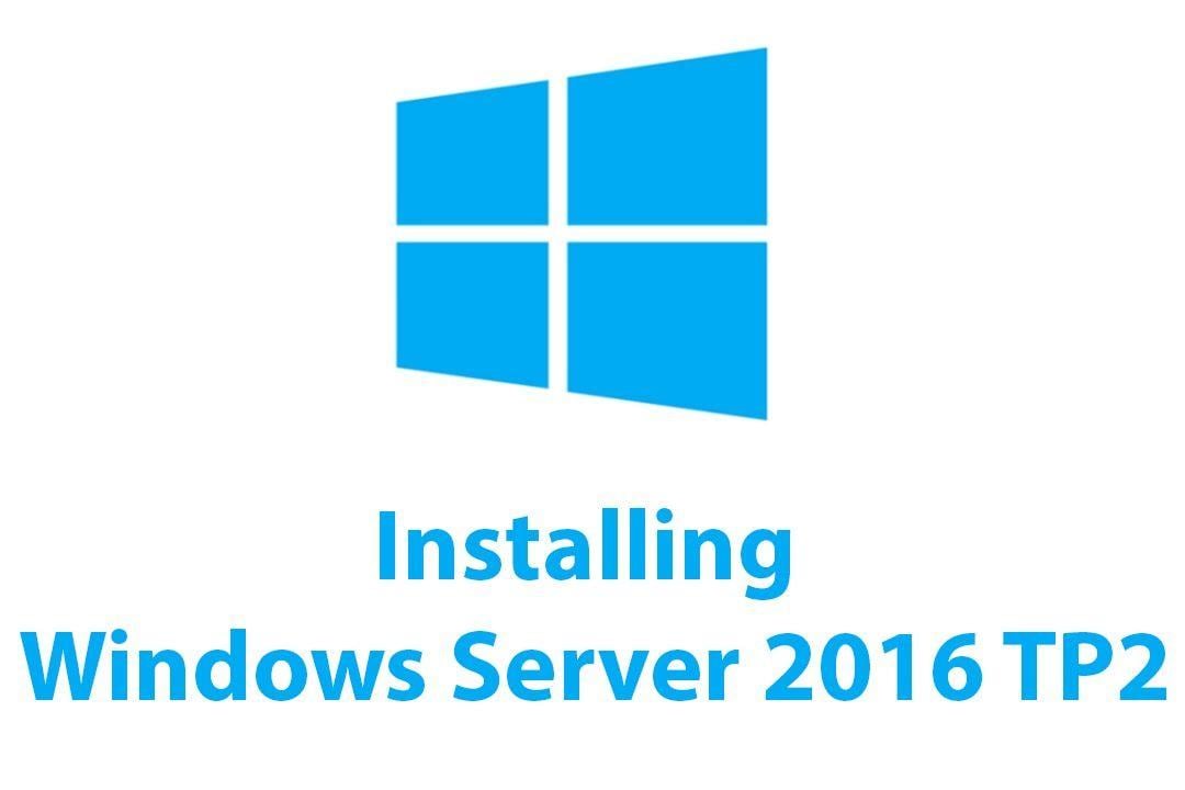 Windows Server Active Directory Logo - Windows Server 2016 TP2 Installation - YouTube