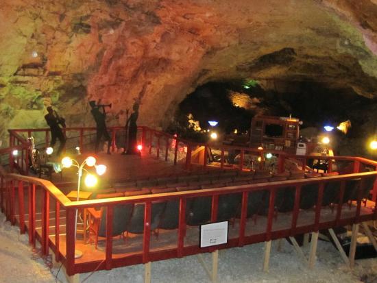 Grand Canyon Caverns Logo - Theater inside the cavern. - Picture of Grand Canyon Caverns, Peach ...