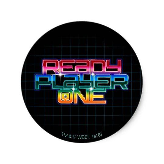 Round Rainbow Logo - Ready Player One | Rainbow Logo Classic Round Sticker | Zazzle.com