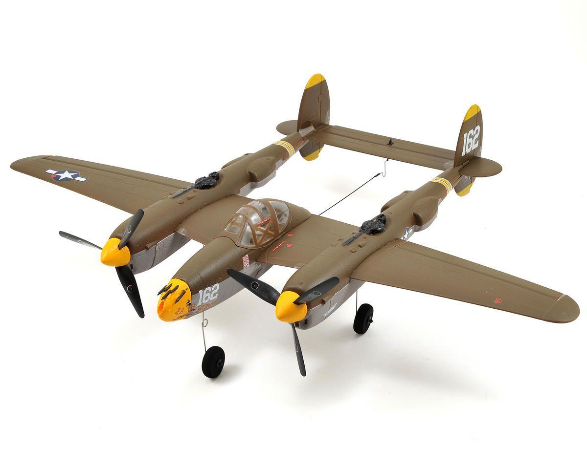 P 38 Lightning Bolt Logo - EasySky Enterprise P-38 Lightning 525mm RTF Micro Warbird Airplane ...