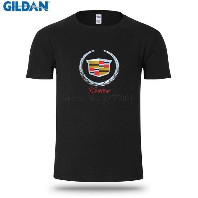 Funny Cadillac Logo - Personalized Regular Tshirt Cadillac Logo Car Men T Shirt Funny