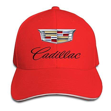 Funny Cadillac Logo - Acmiran Cadillac Logo Funny Baseball Cap One Size Red: Amazon.ca ...
