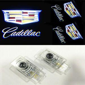 Funny Cadillac Logo - 2 Led Door Lights Projector Shadow Laser Emblem For CADILLAC SRX ATS ...