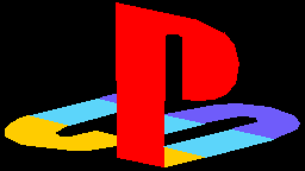 PlayStation 1 Logo - Pixilart 1 Logo 8 BIT