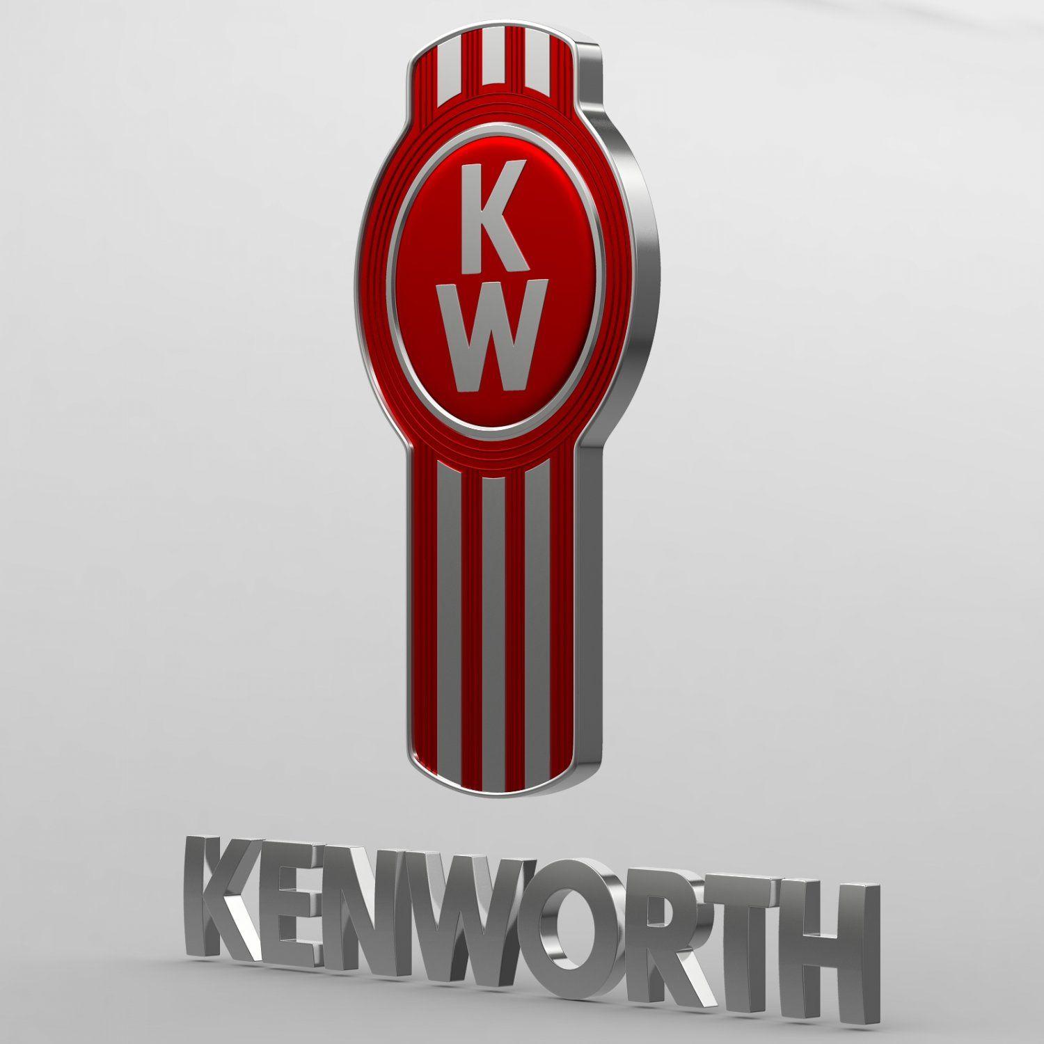 Kenworth Logo - Kenworth logo 3D Model in Parts of auto 3DExport