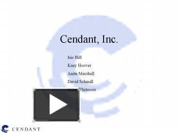 Cendant Logo - PPT – Cendant Corp. PowerPoint presentation | free to view - id ...