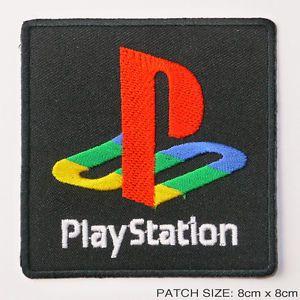 PlayStation 1 Logo - SONY PLAYSTATION 1 2 3 4 - Video Game Logo Embroidered Iron-On Patch ...
