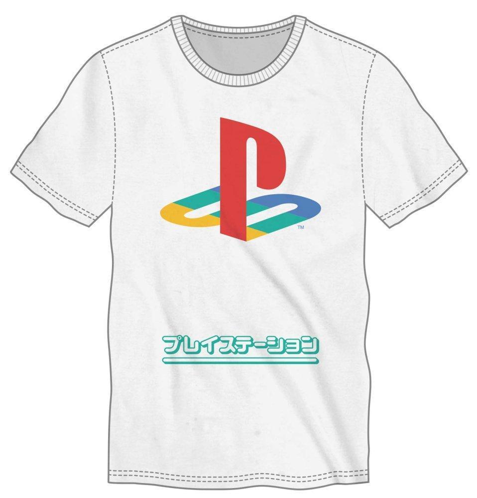 PlayStation 1 Logo - PS1 Playstation 1 Logo Men's White T-Shirt Tee Shirt