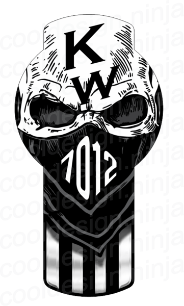 Kenworth Logo - 4-Pack Bandit Skull Kenworth Emblem Skins – Cool Design Ninja