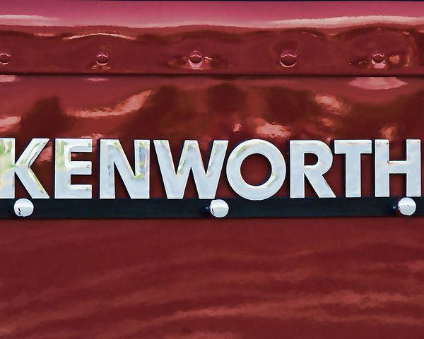 Kenworth Logo - Kenworth Semi Truck Logo Poster by Nick Gray