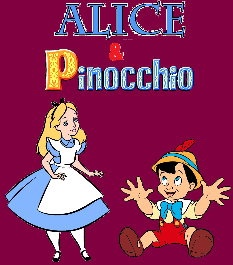 Pinocchio Logo - Image - Alice and Pinocchio logo.png | The Parody Wiki | FANDOM ...