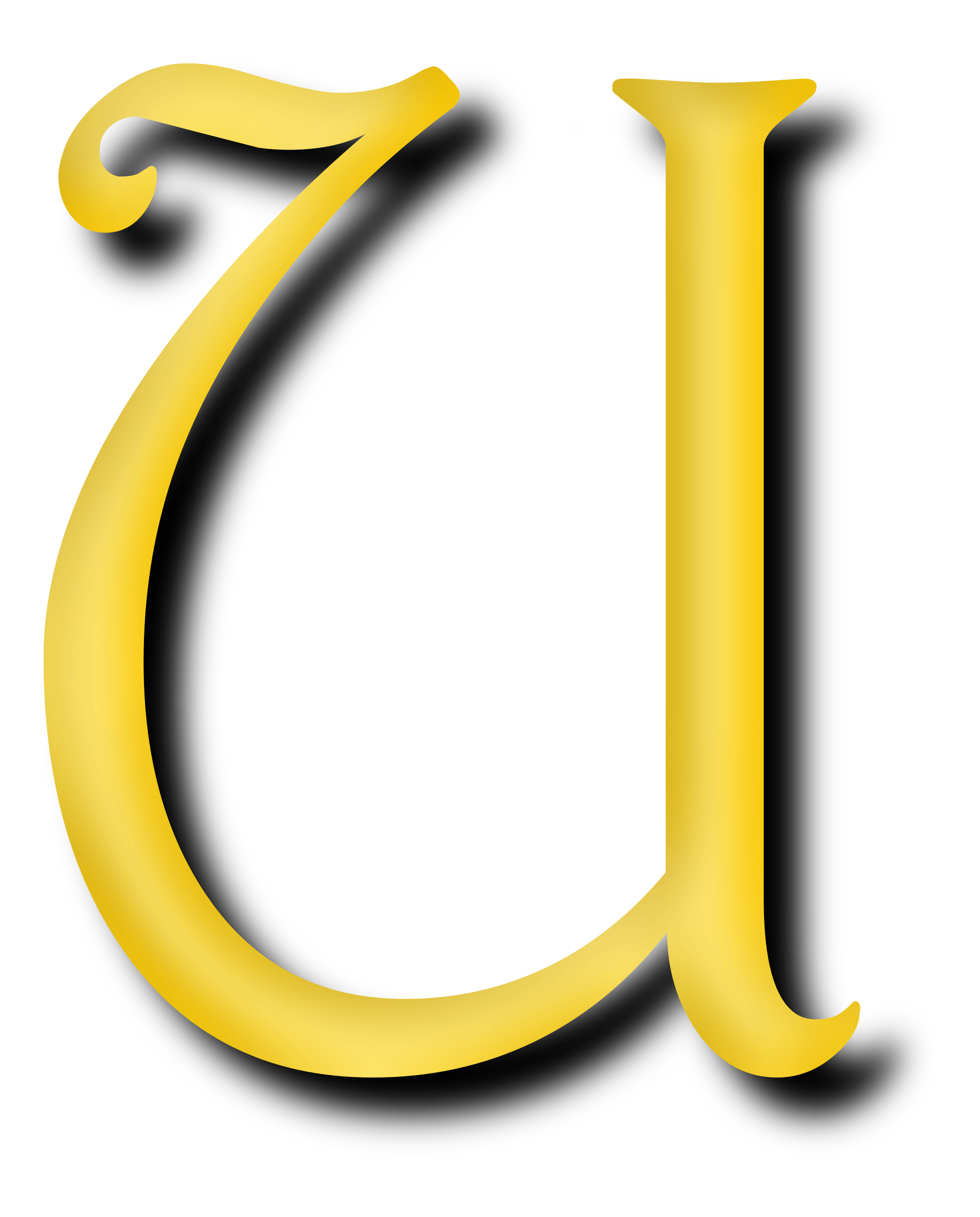 Big Letter U Logo - Clipart - Alphabet 13, letter U