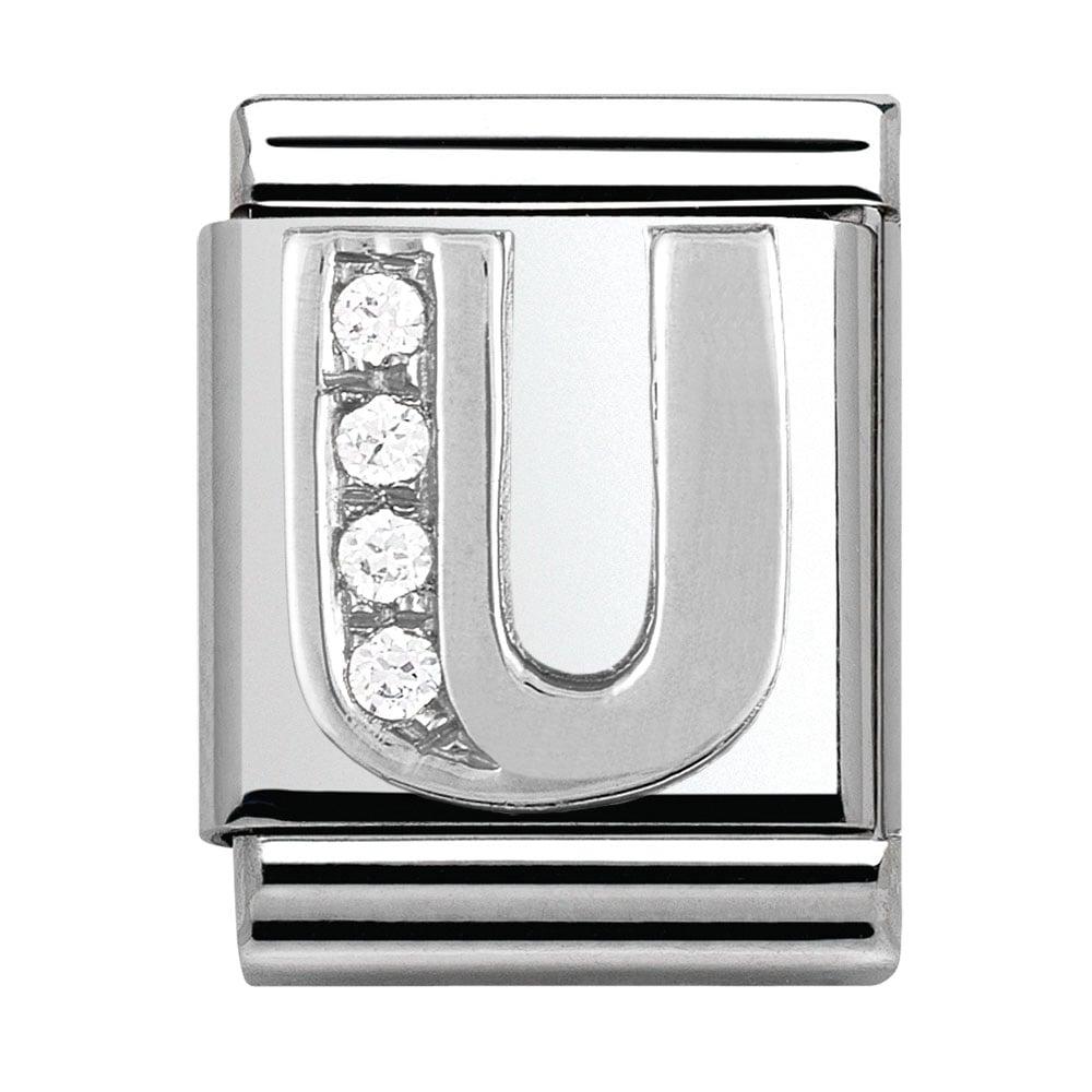 Big Letter U Logo - Nomination Big Letter U Charm - Charms & Beads from Joshua James UK