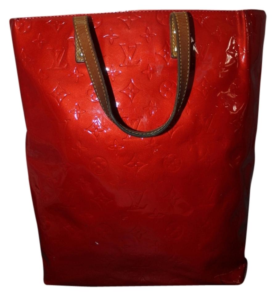 Bloody Louis Vuitton Logo - Louis Vuitton Reade Monogram Rouge Shopper Shoulder Bloody Orange ...