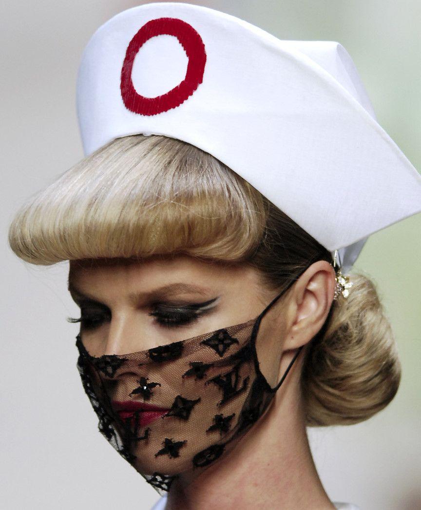 Bloody Louis Vuitton Logo - love this face mask idea (perhaps white and bloody or my costume ...